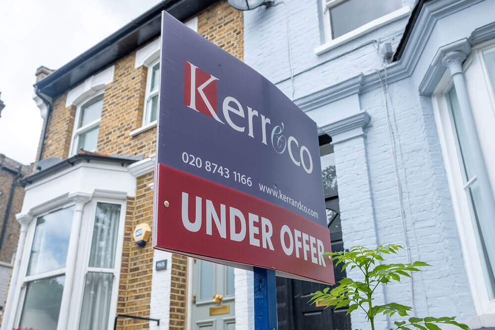 What does under offer mean?