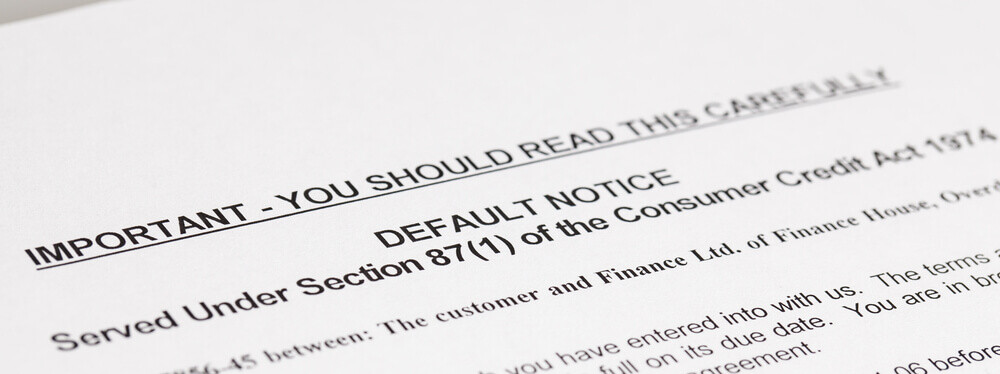 What is Default Notice?